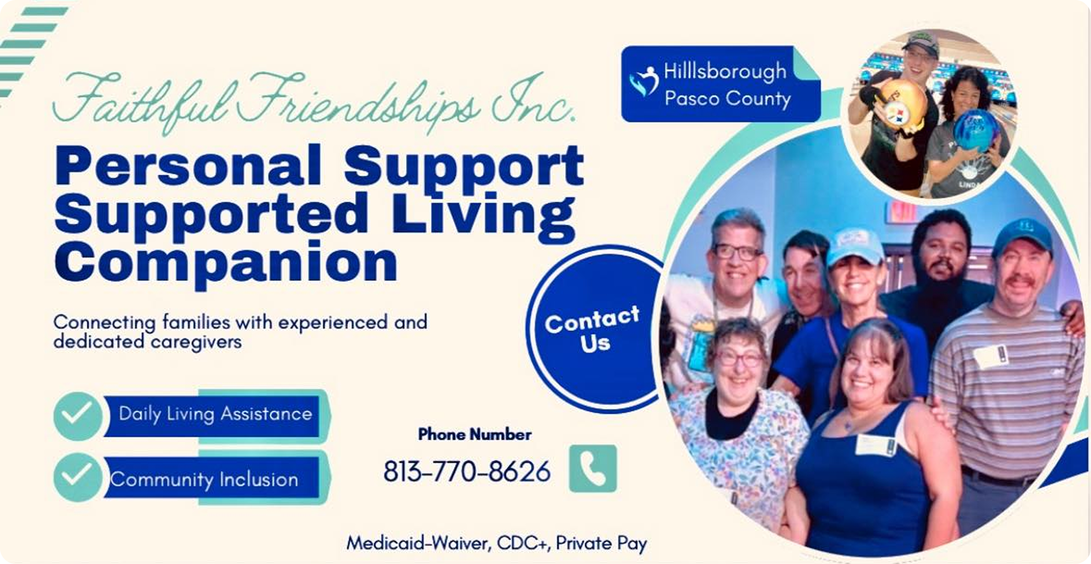 Personal Support Living Companion flyer