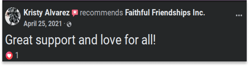 Review from Kristy